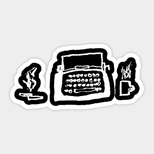 Another Cool Typewriter Sticker